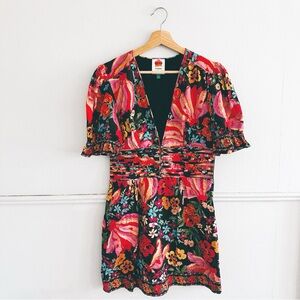 FARM RIO > Spring Bananas Print Dress